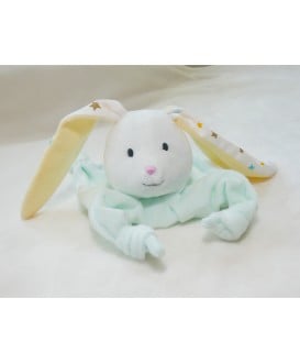 Doudou lapin bleu