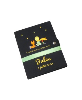 Protège carnet de santé rigide personnalisé - Petit prince - citation - Cadeau de naissance