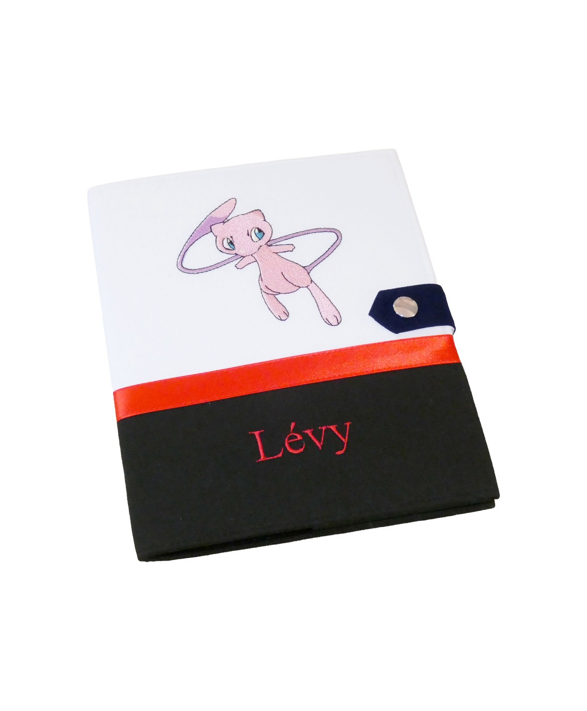 Protège carnet de santé fille - garçon personnalisé rigide - pokémon - mew