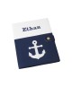 Protège carnet de santé rigide personnalisé - Cadeau de naissance personnalisé - thème marin