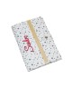 Pochette de rangement pour carnet de santé - étoiles