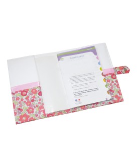 Protège carnet de santé rigide personnalisé - Cadeau de naissance personnalisé - oiseau liberty