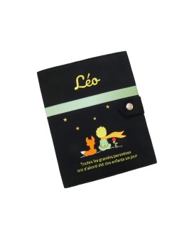 Protège carnet de santé rigide personnalisé - Petit prince avec citation - Cadeau de naissance